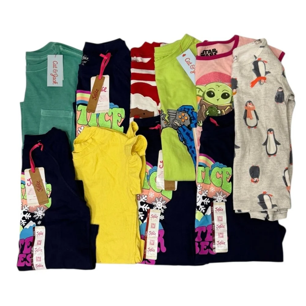 Lot of 10 blouses for Kids, different designs, sizes and colors. - Picture 5 of 5